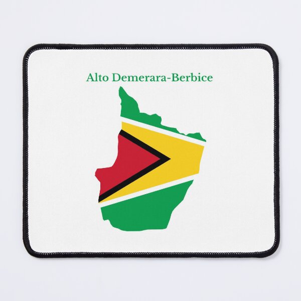 Item preview, Upper Demerara-Berbice Region Map Design, Guyana. designed and sold by marosharaf.