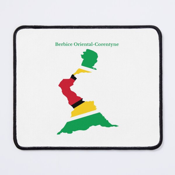 Item preview, East Berbice Corentyne Region Map Design, Guyana. designed and sold by marosharaf.