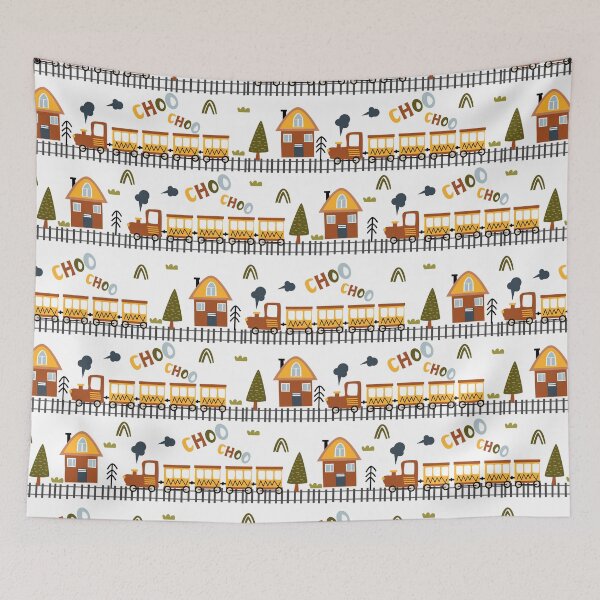 Item preview, Choo Choo Train Boy Pattern for Little Kids designed and sold by sweetbelle.