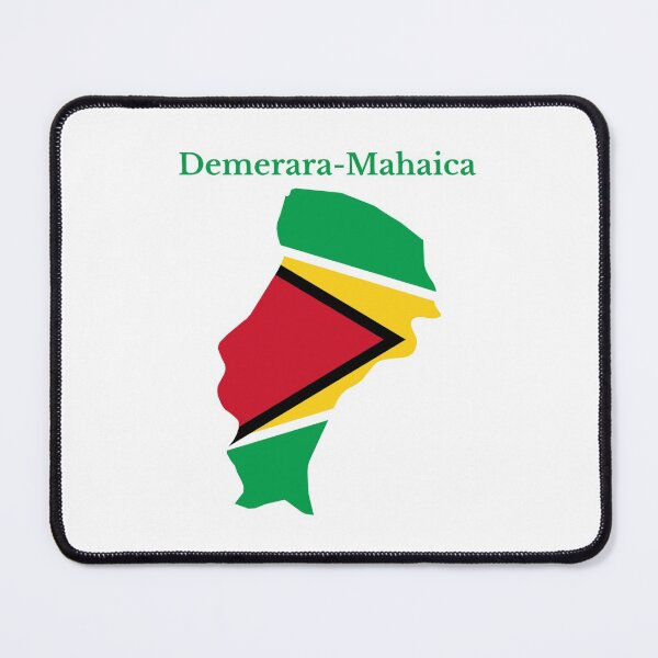 Item preview, Demerara Mahaica Region Map Design, Guyana. designed and sold by marosharaf.