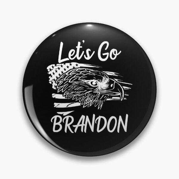Item preview, Let's Go Brandon US Flag and Bald Eagle Funny Chant designed and sold by CharJens.