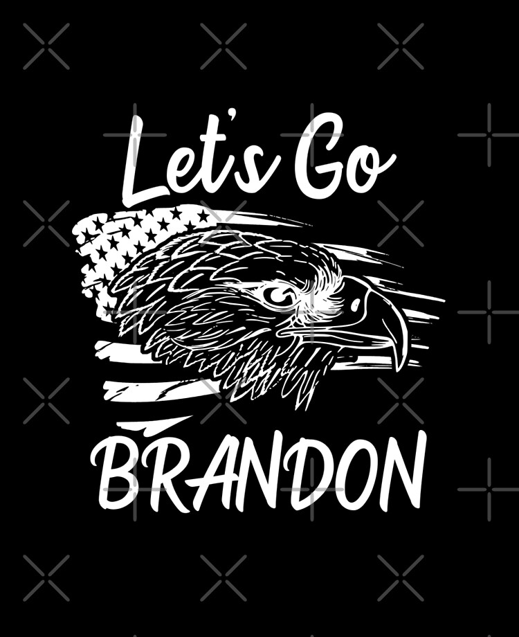 Funda y vinilo para iPad «Let's Go Brandon Bandera de EE. UU. Y canto  divertido del águila calva» de CharJens | Redbubble