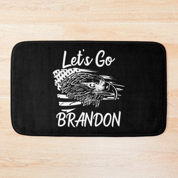 Item preview, Let's Go Brandon US Flag and Bald Eagle Funny Chant designed and sold by CharJens.