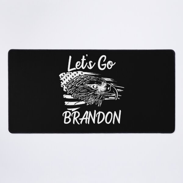 Item preview, Let's Go Brandon US Flag and Bald Eagle Funny Chant designed and sold by CharJens.
