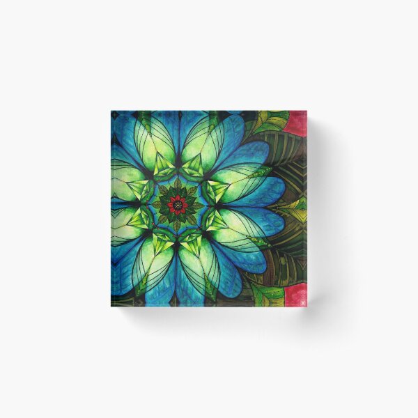 Cicada Summer Acrylic Block