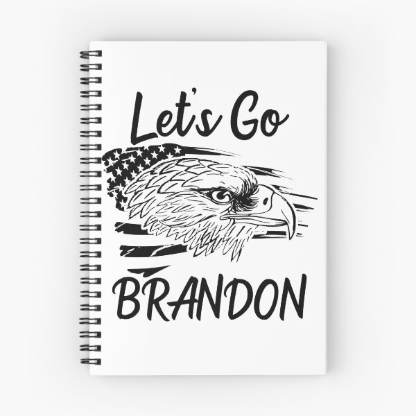 Item preview, Let's Go Brandon US Flag and Bald Eagle Funny Chant designed and sold by CharJens.