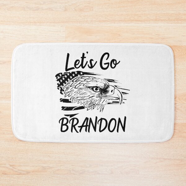 Item preview, Let's Go Brandon US Flag and Bald Eagle Funny Chant designed and sold by CharJens.