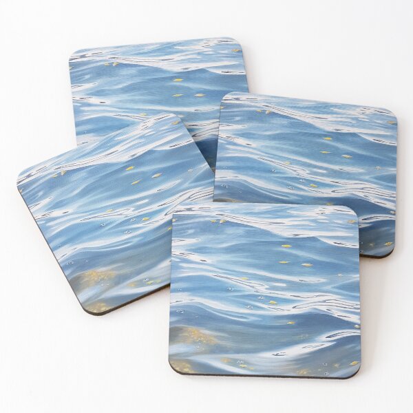 Item preview, Flotation Therapy - lake water painting designed and sold by Emily Bickell.