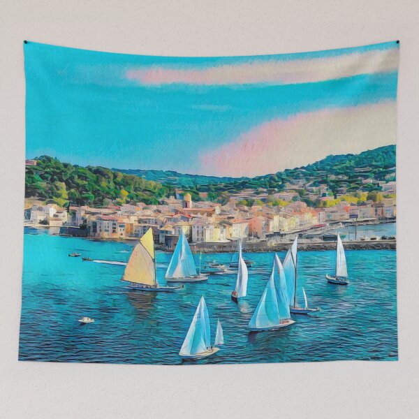Item preview, Saint Tropez View designed and sold by Sofia-Draws.