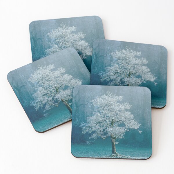 Item preview, Digital Photograph of sunlit frosted Tree  designed and sold by SimonJohnson1.