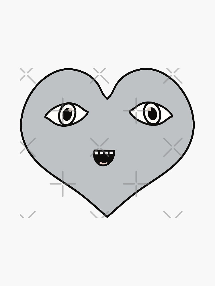 jerry the cartoon heart Sticker for Sale by alwaysadorkable