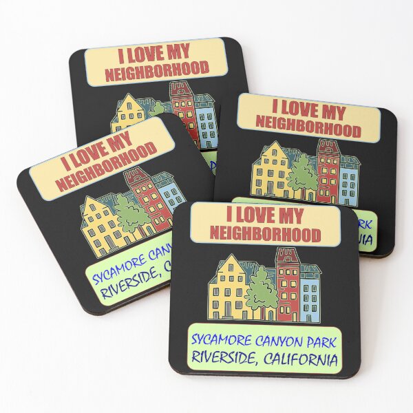 Item preview, I Love My Neighborhood Sycamore Canyon Park Riverside California designed and sold by artfulnotebook.