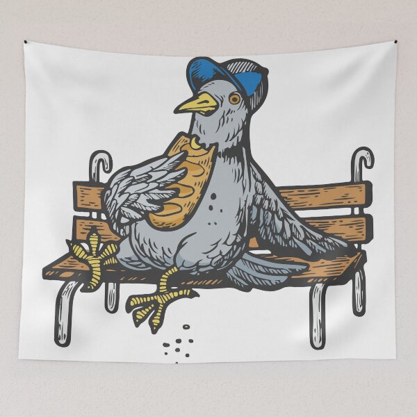 Item preview, Hungry Pigeon funny gifts for pigeon lovers designed and sold by HichamMissiame.