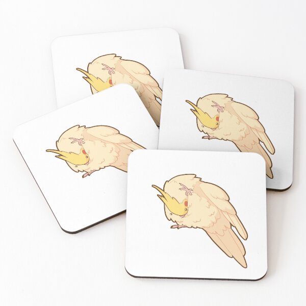 Item preview, preening cockatiel designed and sold by OneSmolArtist.