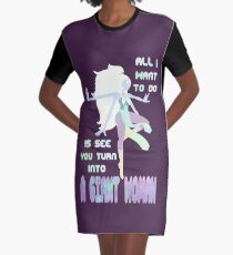 Giant Woman Graphic T-Shirt Dress