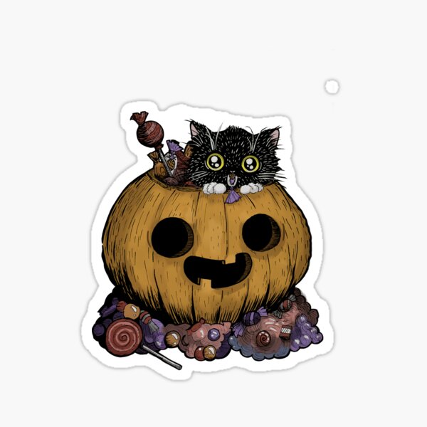 Item preview, Halloweencat designed and sold by BlossomYazmin.