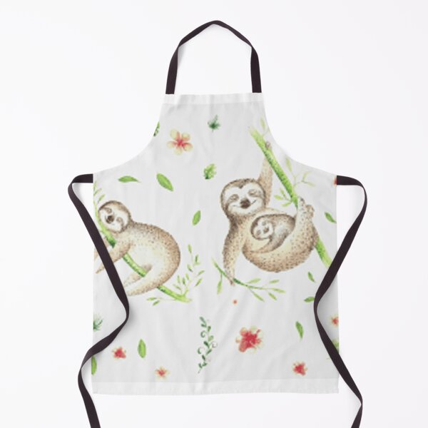 Item preview, Cute Family of Sloths Hanging Around print on sloth gifts, family apparel, home decor, designed and sold by lduke47.