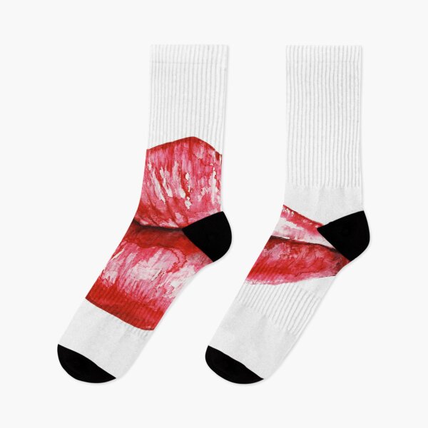 Item preview, Red Lips - Watercolor ART designed and sold by AlexSin.