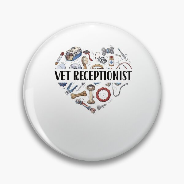 Item preview, Veterinary Receptionist Vet Receptionist Secretary designed and sold by Pukiart.