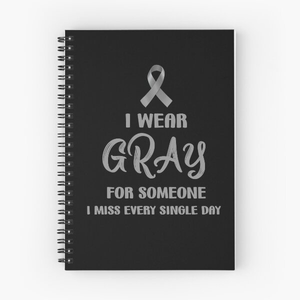 Item preview, I Wear Gray Brain Tumor Awareness - Brain Cancer designed and sold by Mouarter.