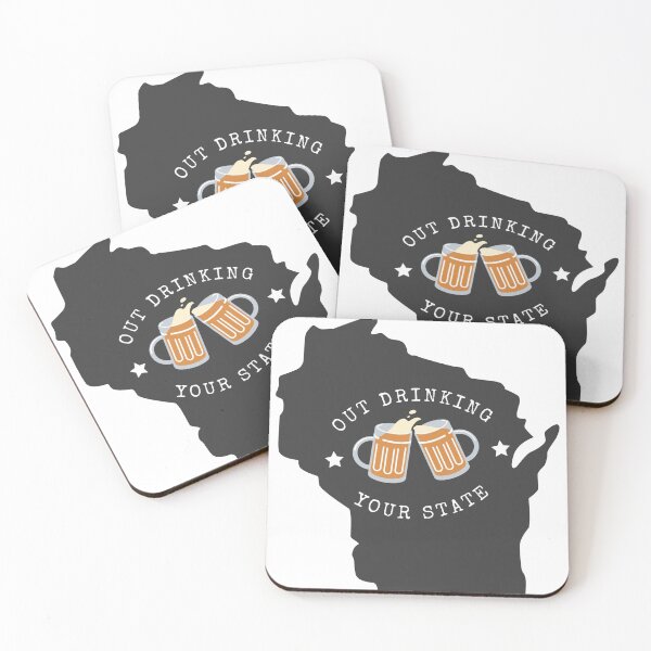 Item preview, Wisconsin out drinking your state designed and sold by kaelinmeicher.