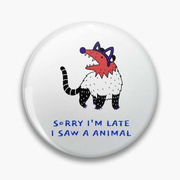 Item preview, Sorry I'm late I saw a rat thing designed and sold by art-fox.