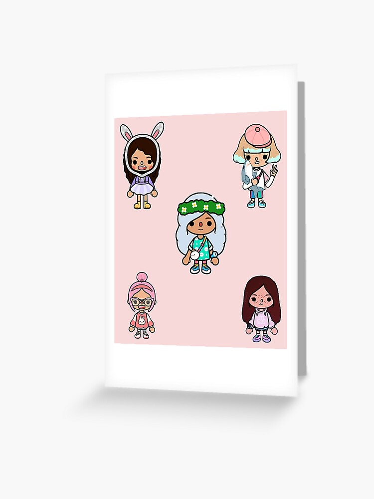 toca boca character pack Art Board Print for Sale by Pocapoㅤ