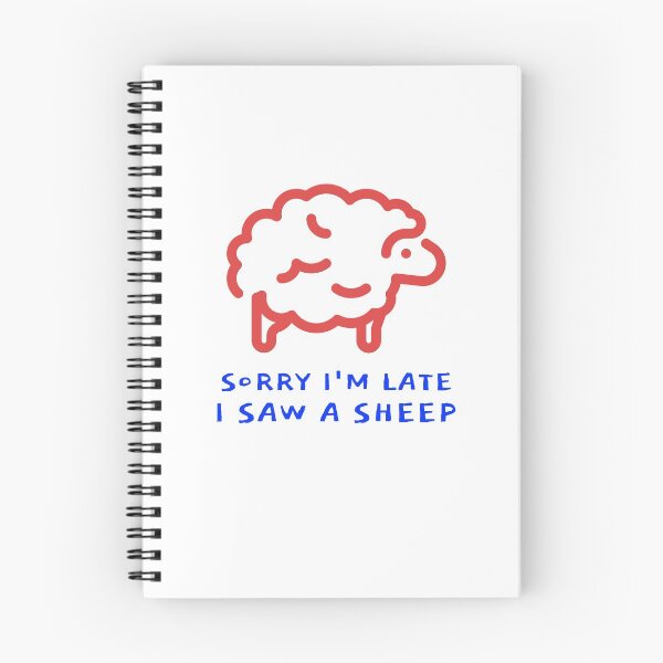 Item preview, Sorry I'm late I saw a sheep designed and sold by art-fox.