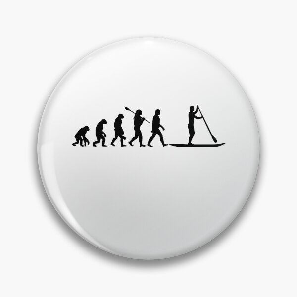 Item preview, Human Evolution - Paddle surf designed and sold by birdo-art.