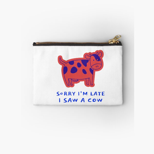 Item preview, Sorry I'm late I saw a cow designed and sold by art-fox.