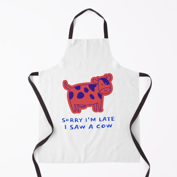 Item preview, Sorry I'm late I saw a cow designed and sold by art-fox.