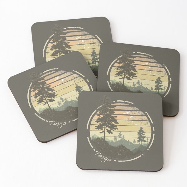 Artikelvorschau, Taiga Biome Retro Design entworfen und verkauft von BootsDotEXE.