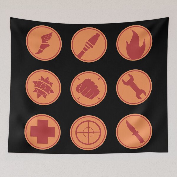 Item preview, Team Fortress Class Emblems designed and sold by Elias-Sannoun.