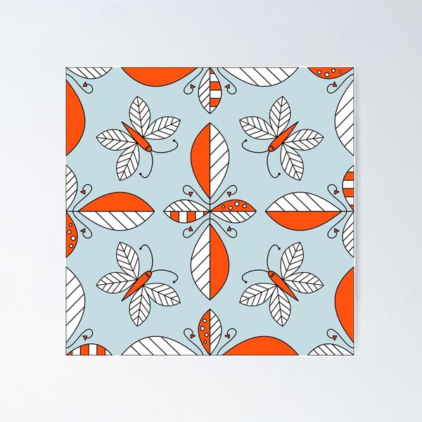 Item preview, Hojas y mariposas designed and sold by MHen.