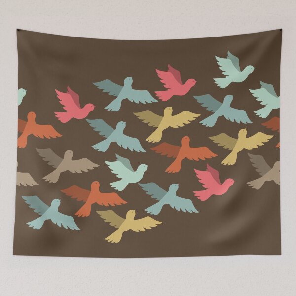 Item preview, flying birds pattern  cute gifts for birds lovers designed and sold by HichamMissiame.