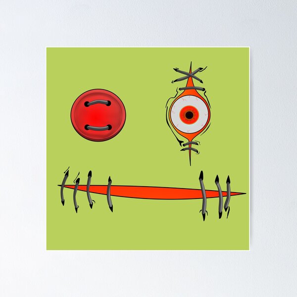 Item preview, a face designed and sold by zer0-cu4tro.
