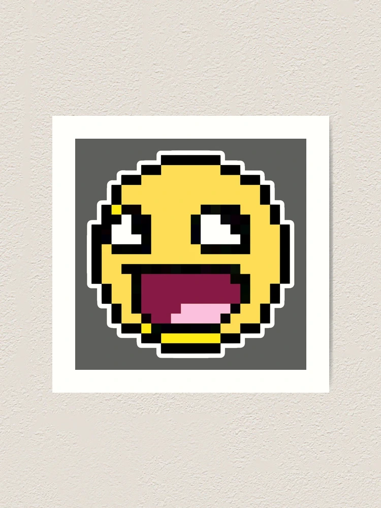 絵 no.8 (smile) Black & White Smile Face Crooked Canvas Stretched, 1.5