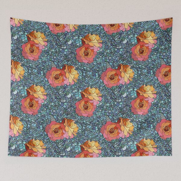 Item preview, Stained Glass of The Altive Flowers Pattern designed and sold by RafaelLima7.