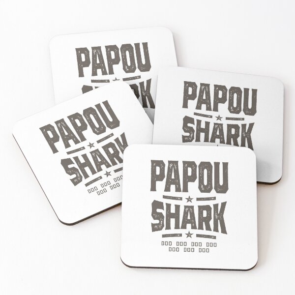 Item preview, Mens Papou Shark Tee Funny Birthday Gifts designed and sold by cidolopez.
