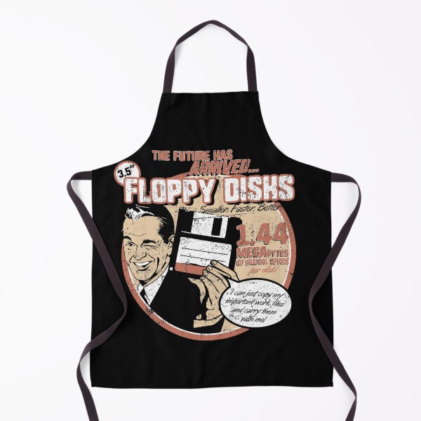 Item preview, The Future Is Floppy Disks Funny, Vintage Geeky designed and sold by Nerd Shizzle.