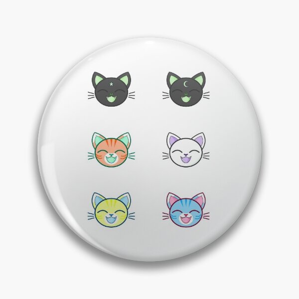Artikelvorschau, Cat Head Sticker Pack 1 entworfen und verkauft von thatsit-itslit.