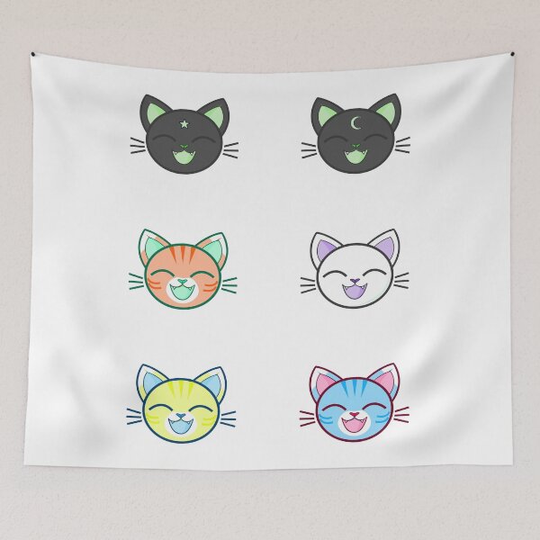 Item preview, Cat Head Sticker Pack 1 designed and sold by thatsit-itslit.