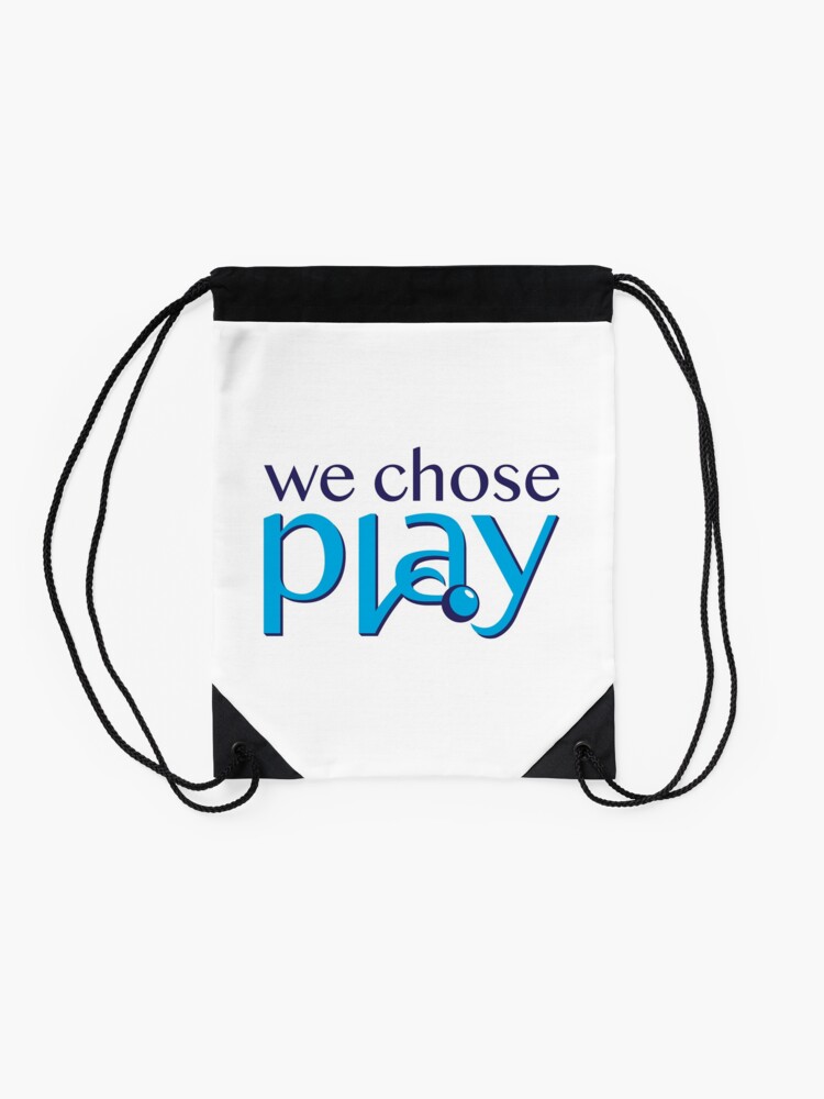 Thumbnail 2 of 3, Drawstring Bag, We chose play designed and sold by affectautism.