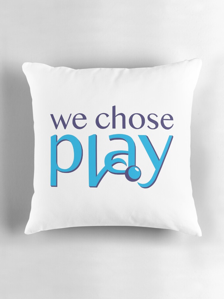 Thumbnail 3 of 4, Pillow, We chose play designed and sold by affectautism.