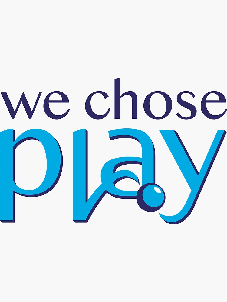 Thumbnail 3 of 3, Sticker, We chose play designed and sold by affectautism.