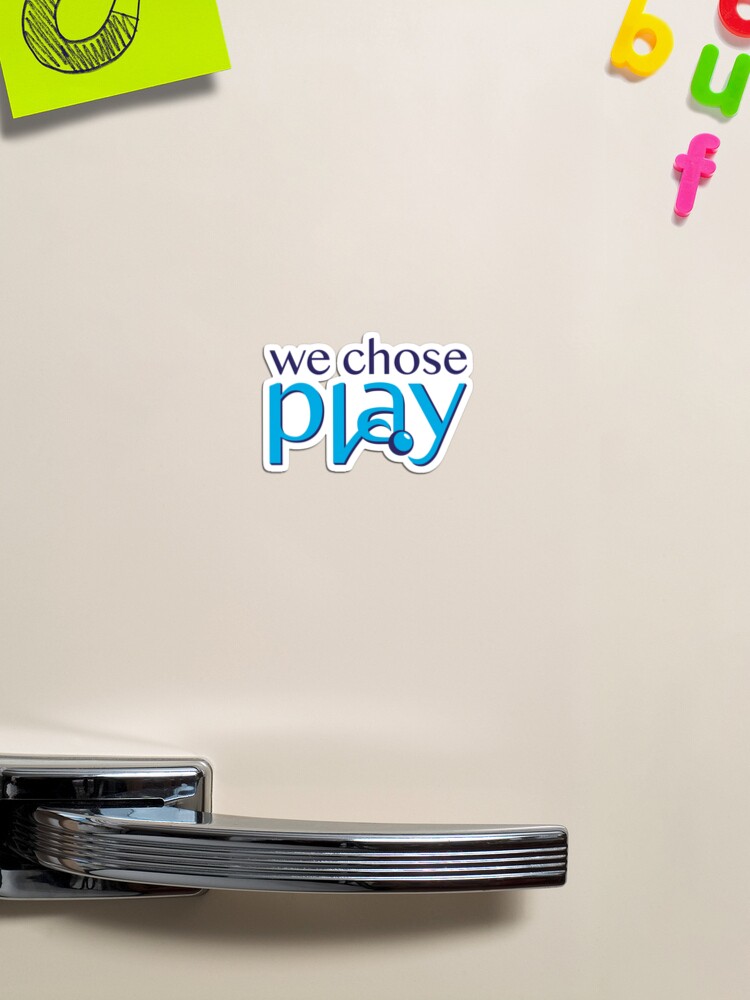 Thumbnail 1 of 3, Magnet, We chose play designed and sold by affectautism.