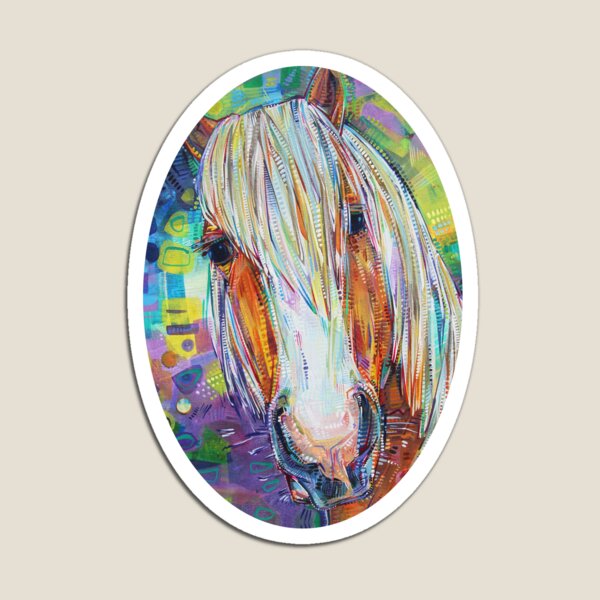 Haflinger Horse Painting - 2016 Magnet