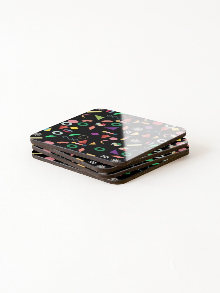 Thumbnail 4 of 5, Coasters (Set of 4), Geometric forms pattern. designed and sold by THEPURITYSTAR.