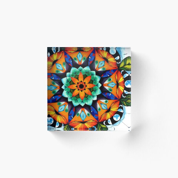 Item preview, The Fox and the Moon Mandala designed and sold by sara  smigle.