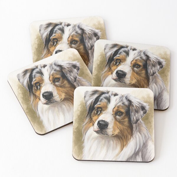 Item preview, Australian Shepherd in Color designed and sold by BarbBarcikKeith.
